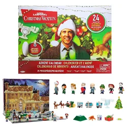 Cartoon Minifigure Christmas Countdown Calendar Christmas Vacation 2024 Advent Calendar Mini Figure Blind Box Countdown Calendar
