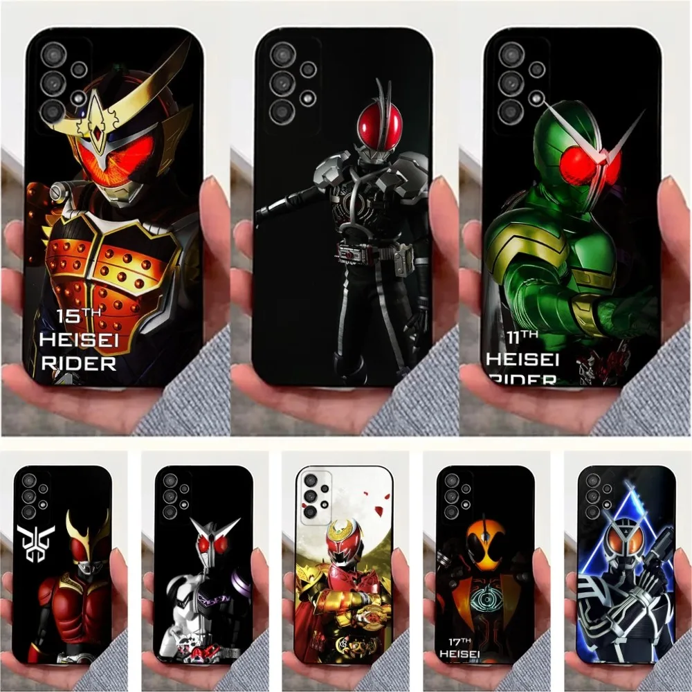 M-Masked R-Rider K-Kamen Phone Case For Samsung S25,S24,S23,S22,S20,S21,S10,Ultra,Plus,Lite,FE,Soft Silicone Black Cover