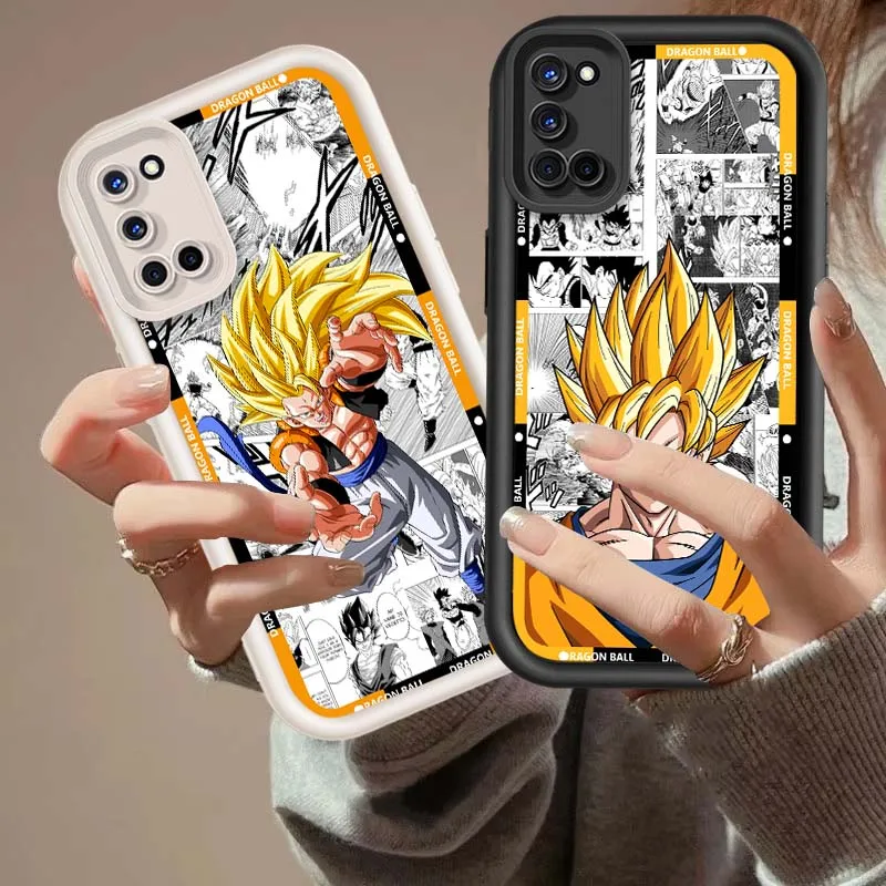 

D-Dragon Ball Super Saiyan For OPPO A96 A95 A92 A77 A74 A73 A72 A58 A57 A55 A54 A53 A52 Eye Ladder Phone Case Cover