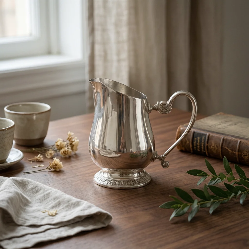 Milk Jug Stainless Steel Milk Pitcher Creamer Jug Minimalist Tableware Leak-Proof-Drip-Resistant for Coffee Lovers