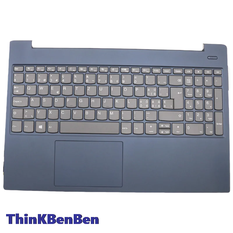 SWS Swiss Blue Keyboard Upper Case Palmrest Shell Cover For Lenovo Ideapad S340 15 15IWL 15IML 15API 15IIL 5CB0S18716