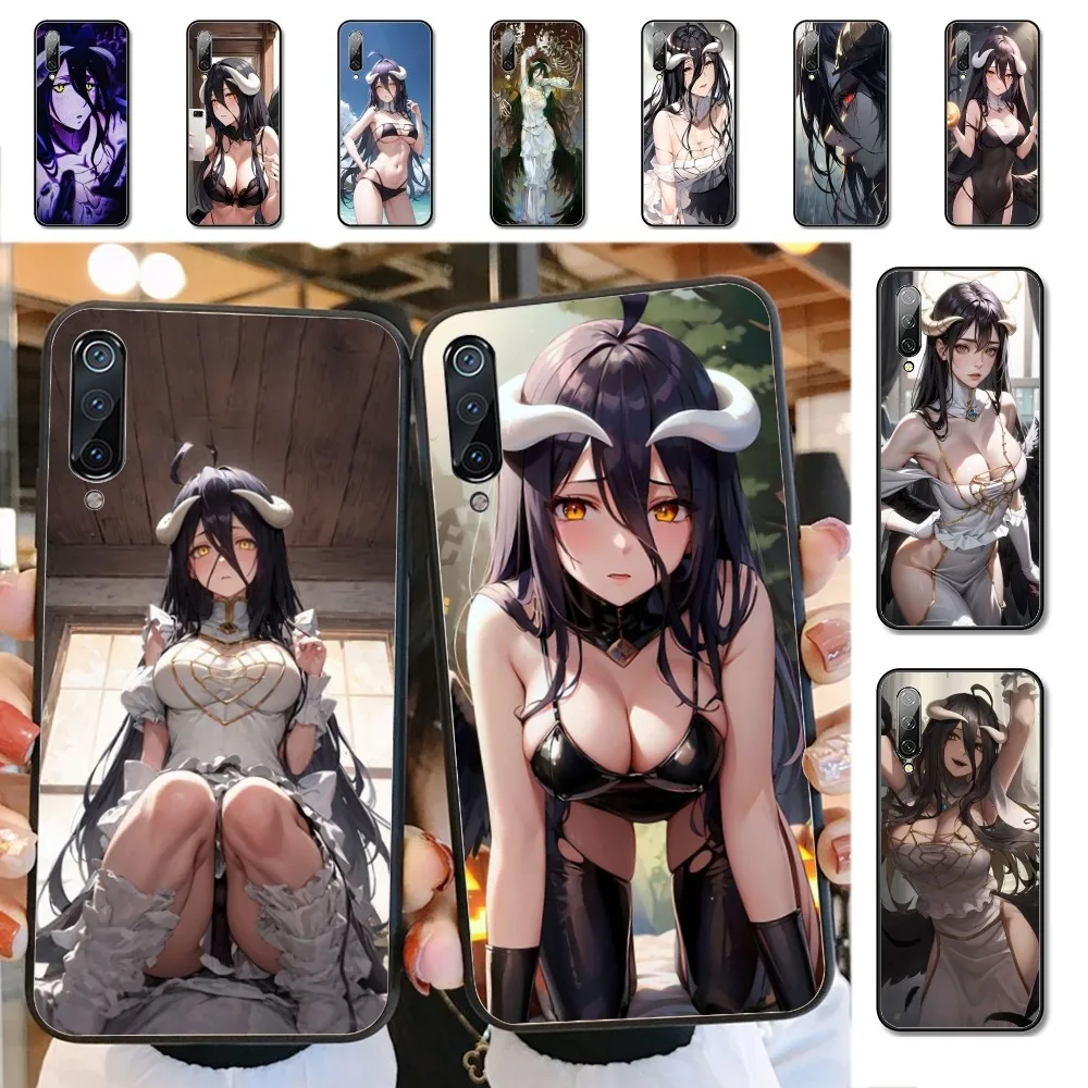 

Anime Overlord Albedo Phone Case For Xiaomi Mi 5X 8 9 10 11 12 lite pro 10T PocoX3pro PocoM3 Note 10 pro lite