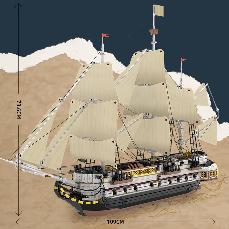 66048 3555 pçs moc criatividade expedição navio blocos de construção montagem barco tijolos modelo brinquedos para meninos presente natal conjunto