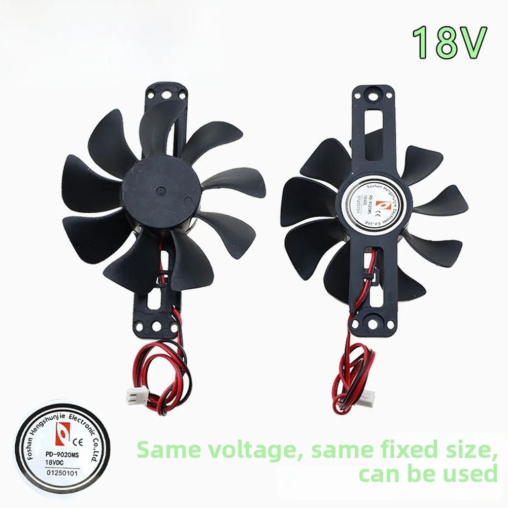 18V DC Cooling Fan for Induction Cooktops Featuring Pure Copper Motor Windings and Reliable Thermal Management