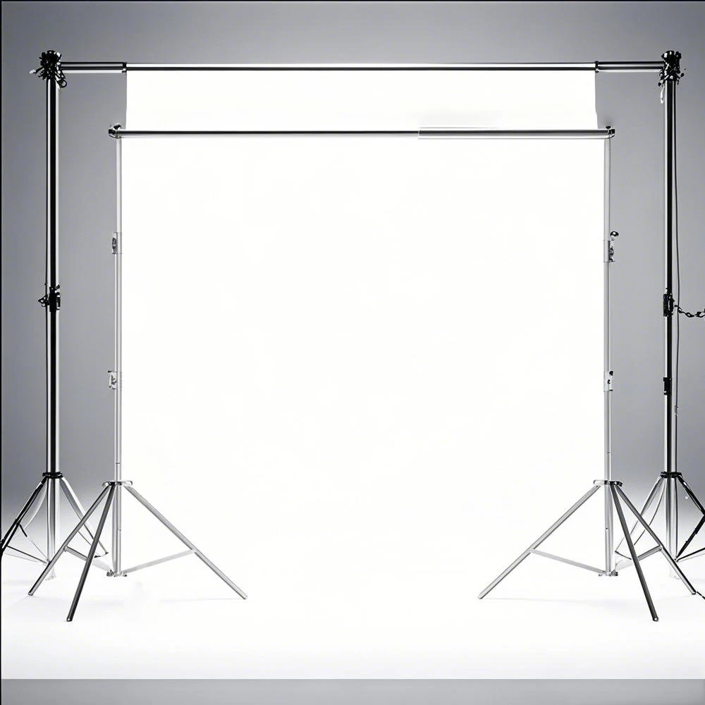 Stainless steel Telescopic Crossbar 2m/ 3M Telescopic Rod Suitable For Backstand Stand Adjustable Lamp Holders Photo Studio Kits