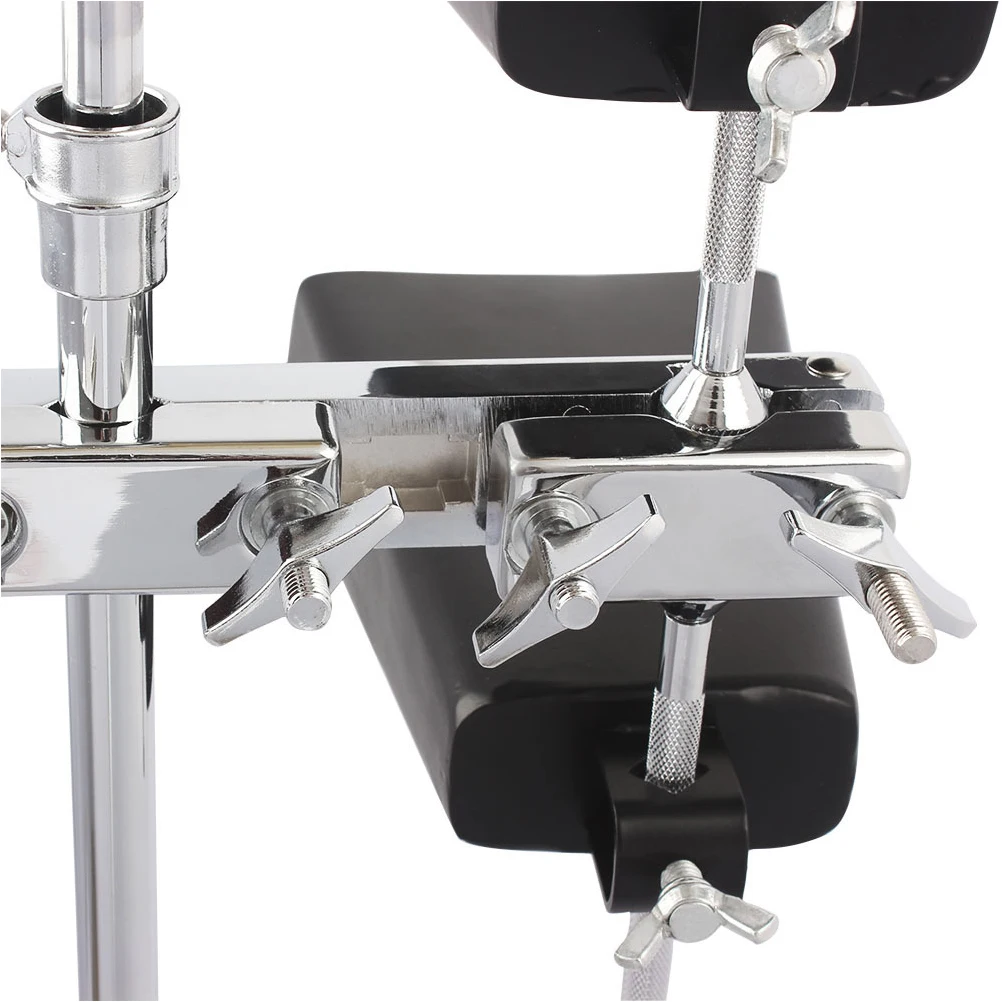 

Bass Cowbell Clamp Durable Mounting Bracket For Drum Set Accessory Cowbell Extension Clip Drum Kit Holder