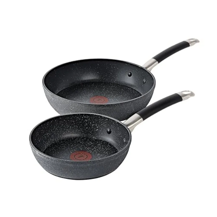 

Stone Force Platinum Non Stick Set 2 Pcs 8 inch and 10.5 inch Oven Broiler Safe 400°F Cooking ing s Kitchen Skillets Pots and P