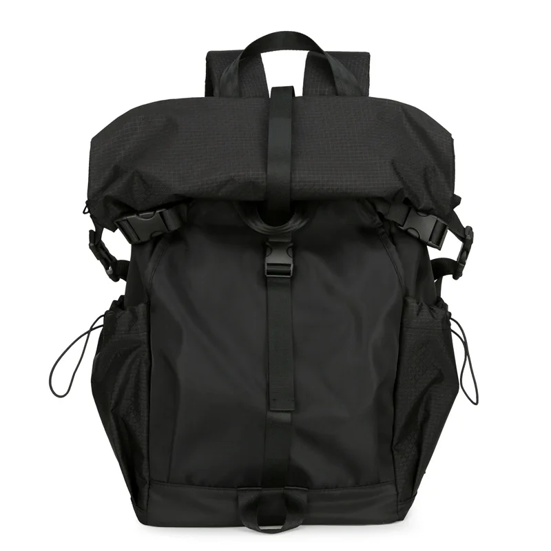 New Outdoor Sports Mountaineering and Cycling Backpack for Men Multi Functional Waterproof Travel Backpack Solid Color Backpack