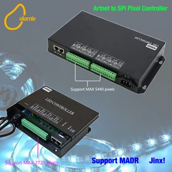 Marix Jinx! 8port Artnet To SPI Pixel Controller DMX Decoder WS2811 WS2812 WS2815 For Led String Lights