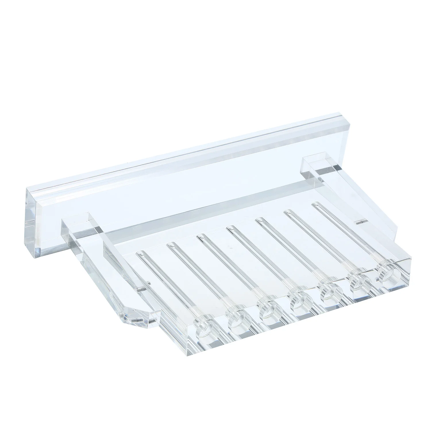 7 tubi Comparateur di qualità dell'olio per automobili Trasmissione Tester di viscosità dell'olio Comparateur Dimostrazione del tester per vetro trasparente