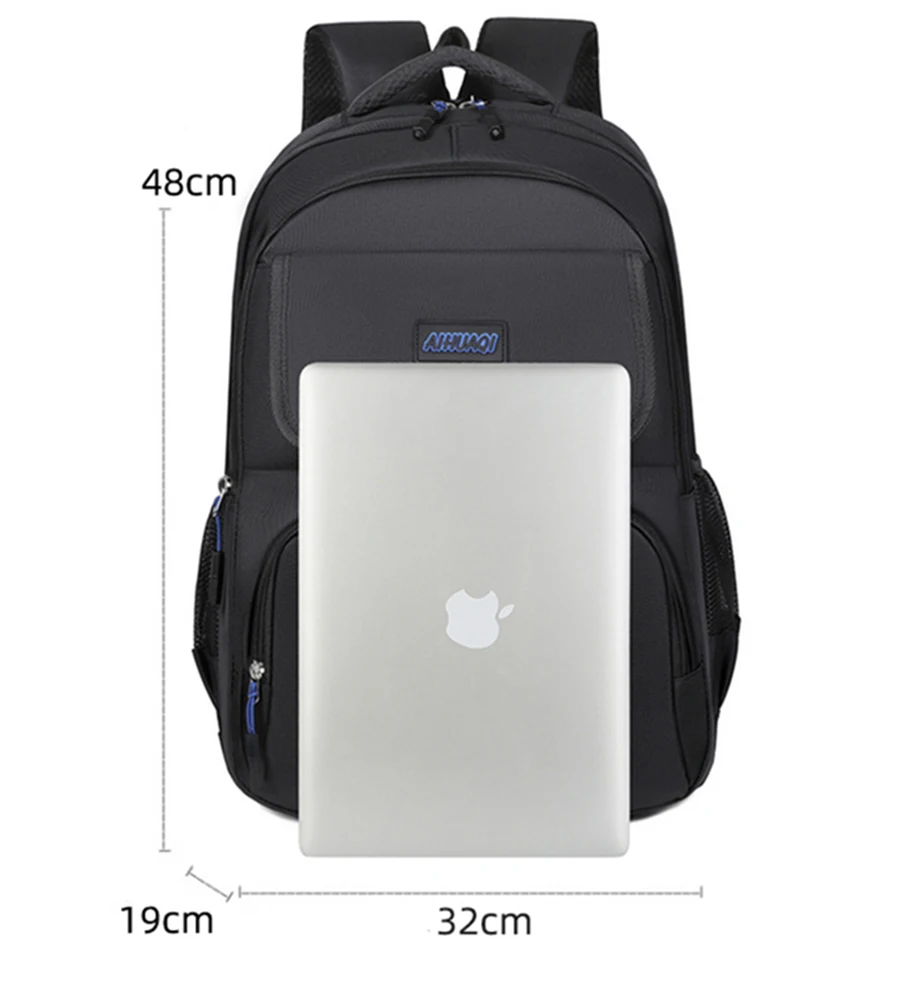 New Fashion Men Waterproof Backpack High Quality Large Capacity Handbag Simple Style Multi functional Backapcks For Men