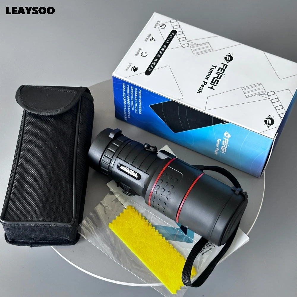 HD 12x50 Waterproof Monocular Portable FMC Coated Optics Scope with Twist-Up Eyecup for Bird Watching Camping Hiking Travel