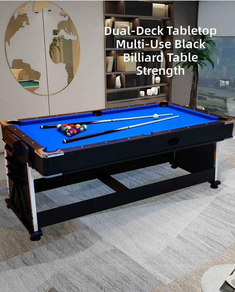 4 in 1 Multifunctional Table, Billiard Pool Ping Pong Air Hockey Conference Table, Standard Size Commercial Use