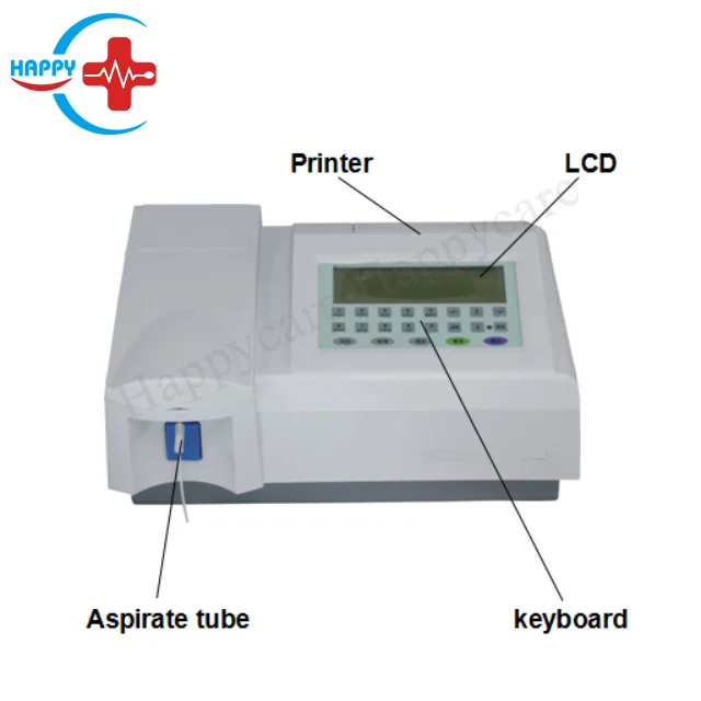 HC-B009A Factory supply Cheapest semi-automatic chemistry analyzer semi automated chemistry analyzer