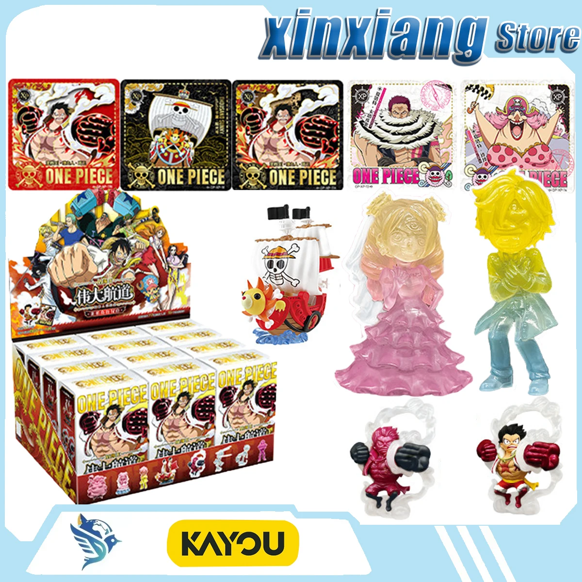 Erased Anime Merchandise - KAYOU One Piece Mini-Radiergummi-Figur Offizielle Authentische