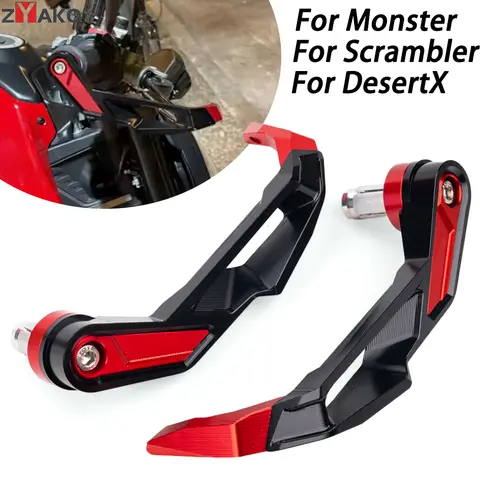 For MONSTER 937 950 821 696 797 1200 Scrambler 800 1100 DesertX Motorcycle Brake Clutch Levers Guard Protector Handguard