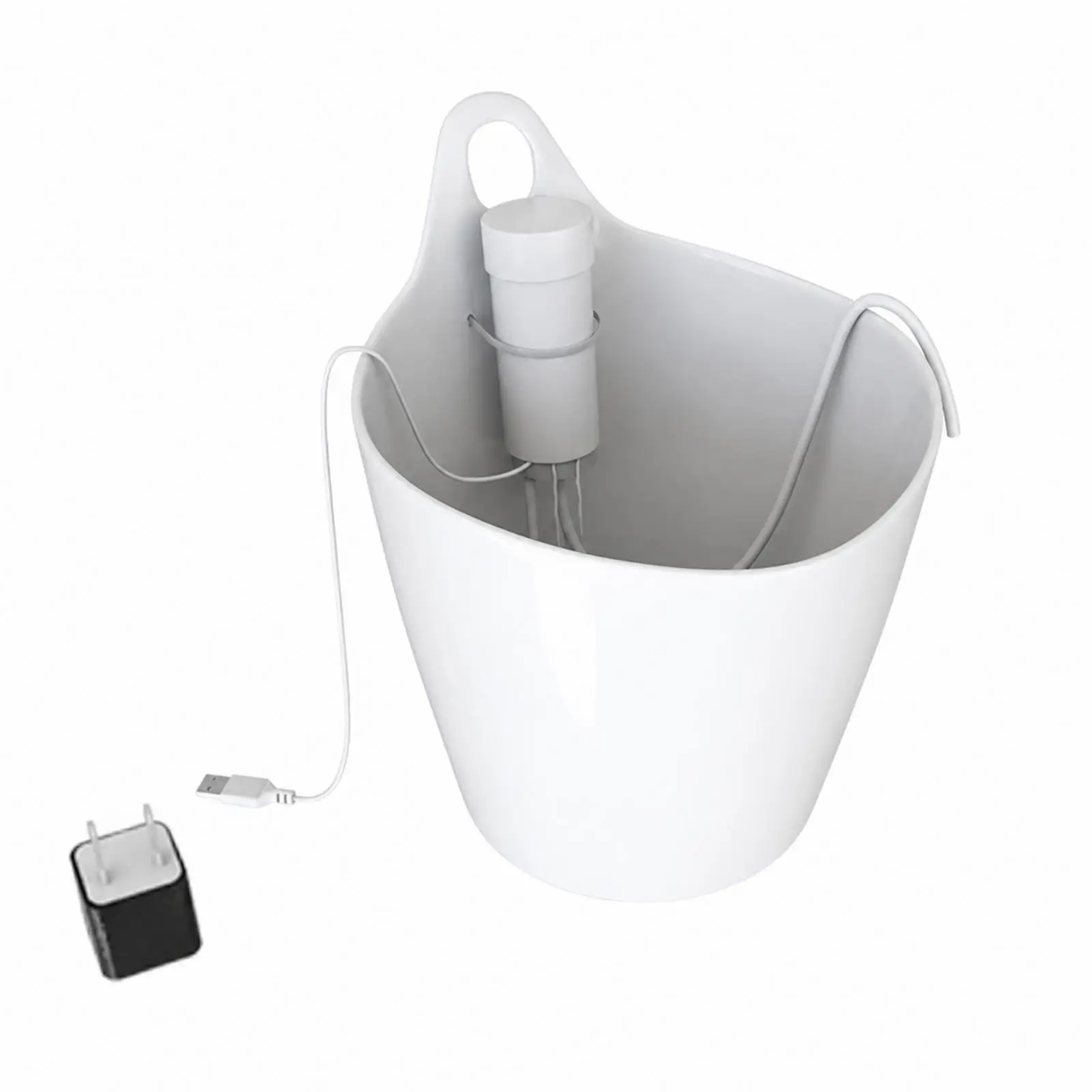 Automatic Aircon Condensate Pump USB Water Pump 5V Low Energy Plastic Drainage Device for Wall Mounted AC Small Space Cooling