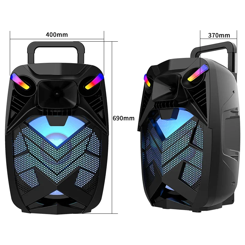 

Factory 15 Inch 40W Wireless LED Light Party DJ Stage Multimedia Karaoke Subwoofer Woofer Speaker