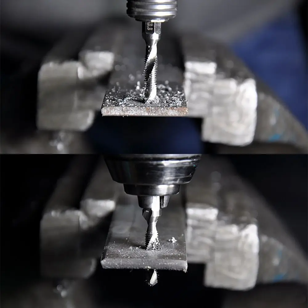 

Сложный метчик с резьбой, сверла для метчиков, хвостовик из быстрорежущей стали, сверла для метчиков с титановым покрытием, сверло с шестигранным хвостовиком