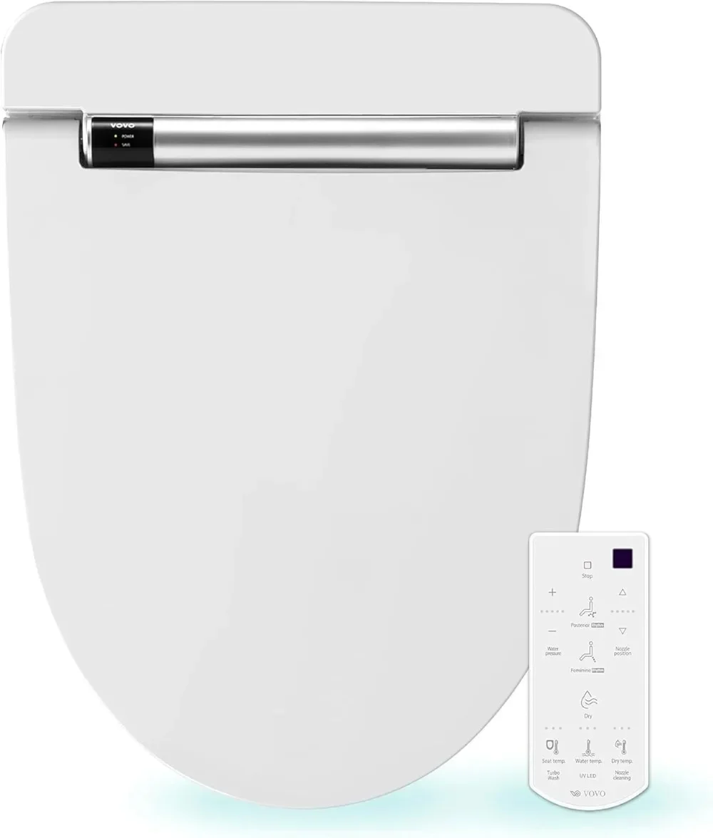 VB-4100SR Electric Smart Bidet Toilet Seat with Dryer, Heated Toilet Seat, Warm Water, Deodorization, LED, Full Stainless-steel