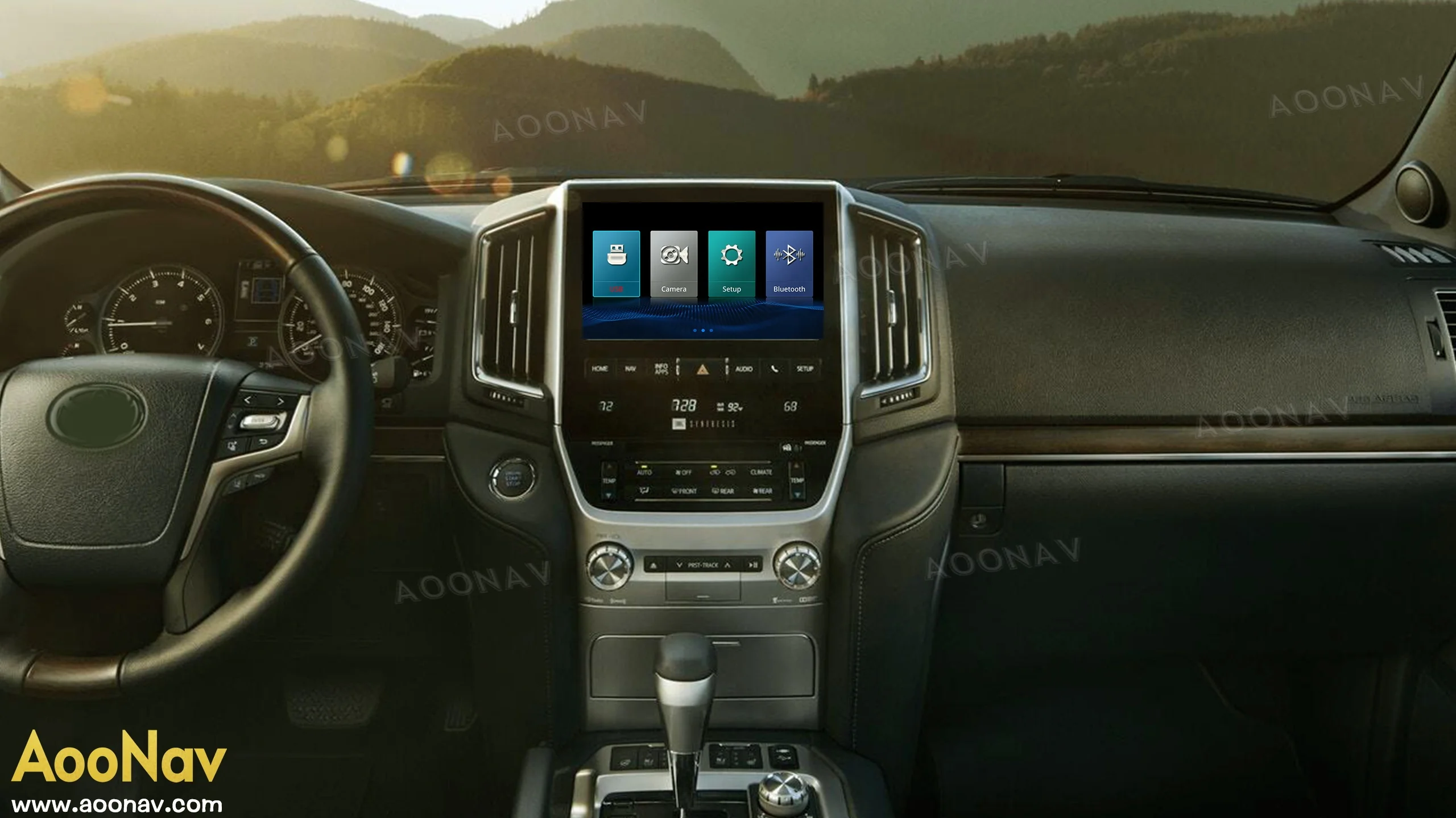 AOONAV Linux System für Alphard 2020-2023 Fit Original Auto Bildschirm Drahtlose CarPlay Android Auto Radio Adapter