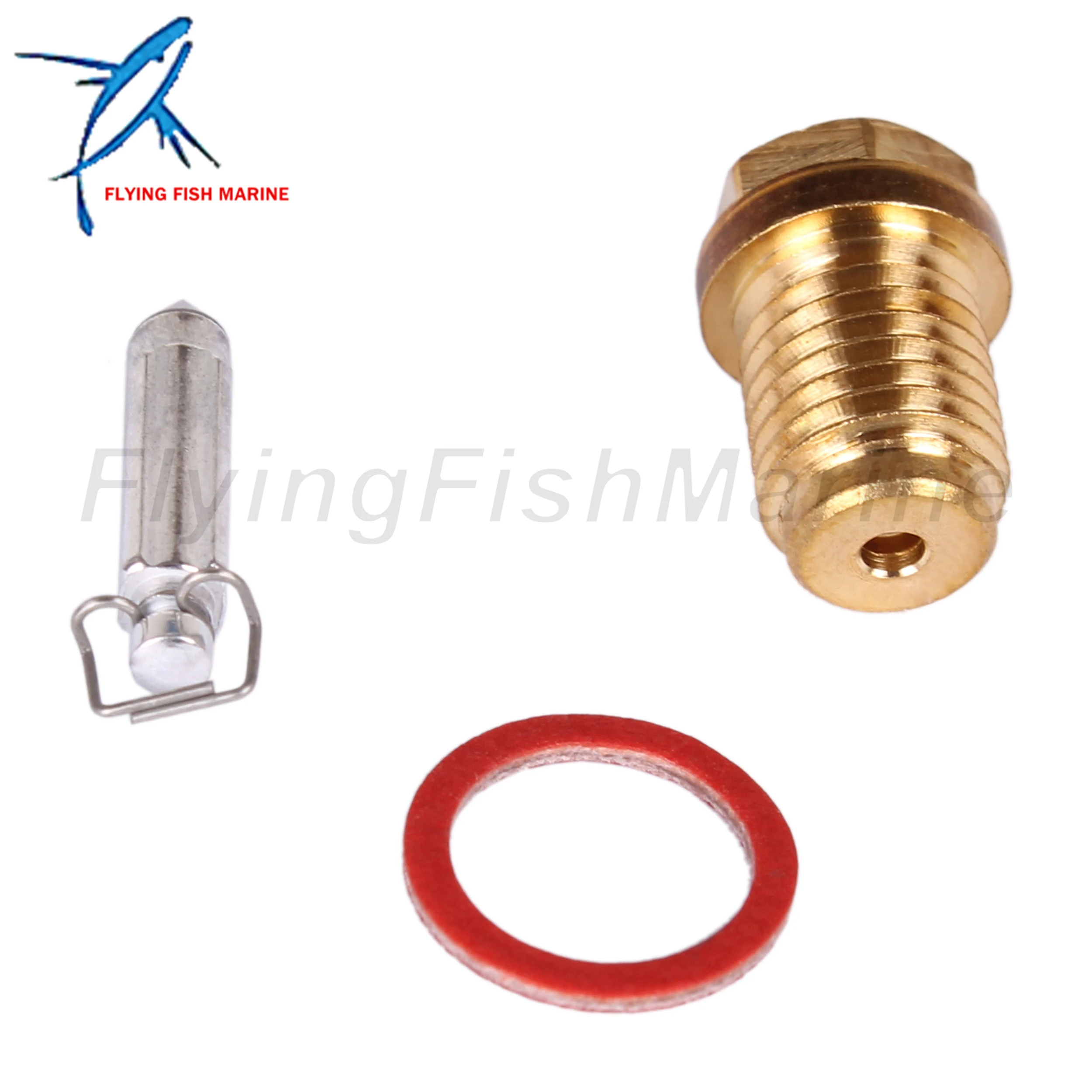 Outboard Motor 6F5-14390-20 6F5-14390-21 6F5-14390-12 Carburetor Needle Valve Seat Assy for Yamaha E40G E40J 40HP