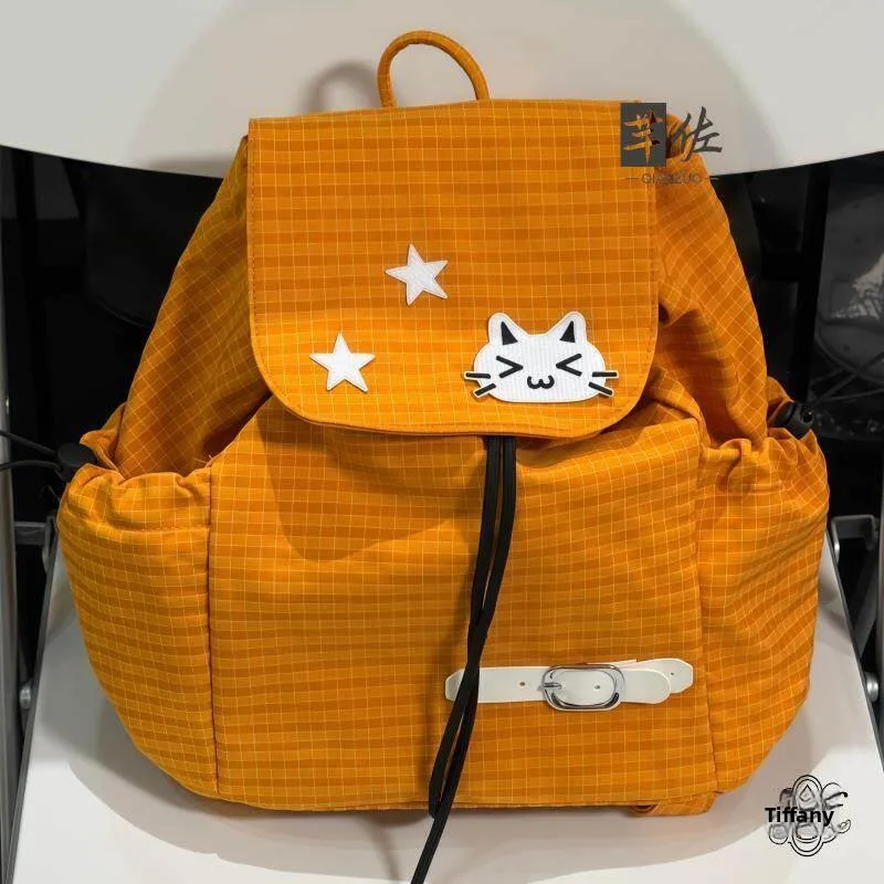 

Millennial Style Drawstring Travel Lightweight Backpack Casual Daily Bag for College Students Outdoor Sports Waterproof