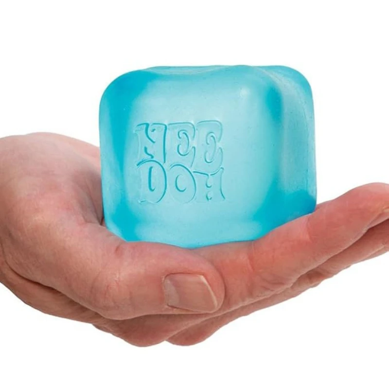 

Schylling Needoh Nice Cube Stress Relief Squishy Fidget Toy Carry on Small Items Relaxing and Stress Relieving Toys