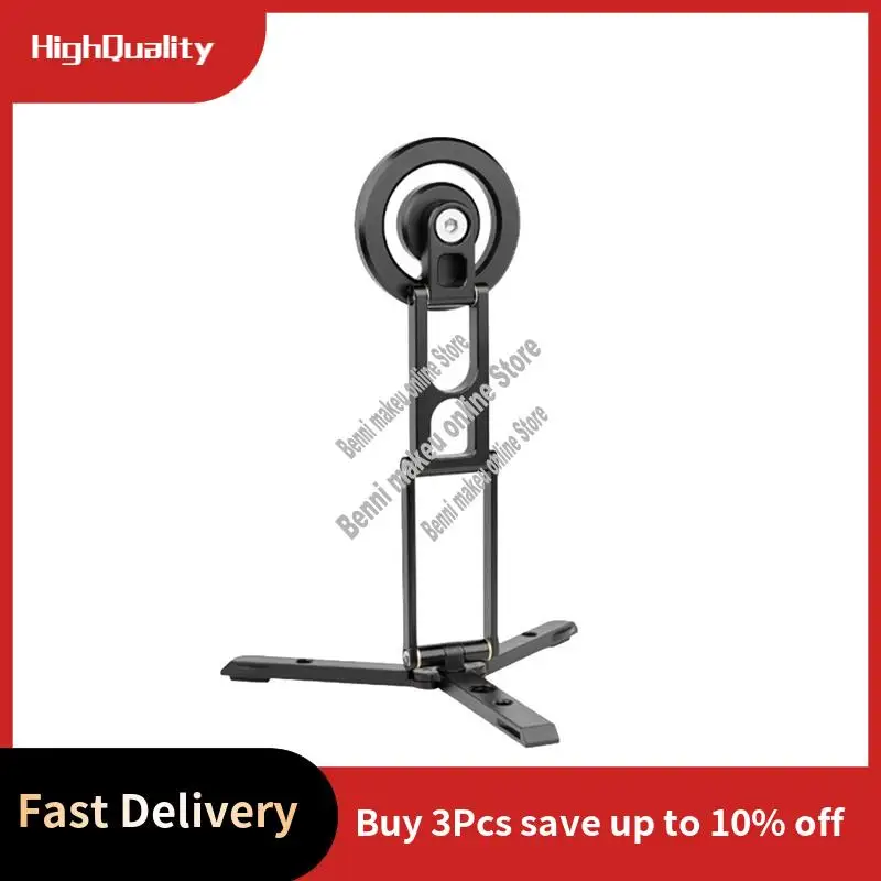 

Складной магнитный штатив для телефона, палка для селфи, настольный магнитный держатель для телефона для видеосъемки, видеоблог, прямая трансляция-ABVP