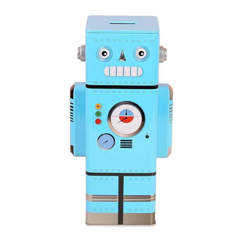 

1pc Robot Piggy Bank Kids Gift For Girls Boys Cute Money Box Saving Coin Container Change Holder Home Decor Storage