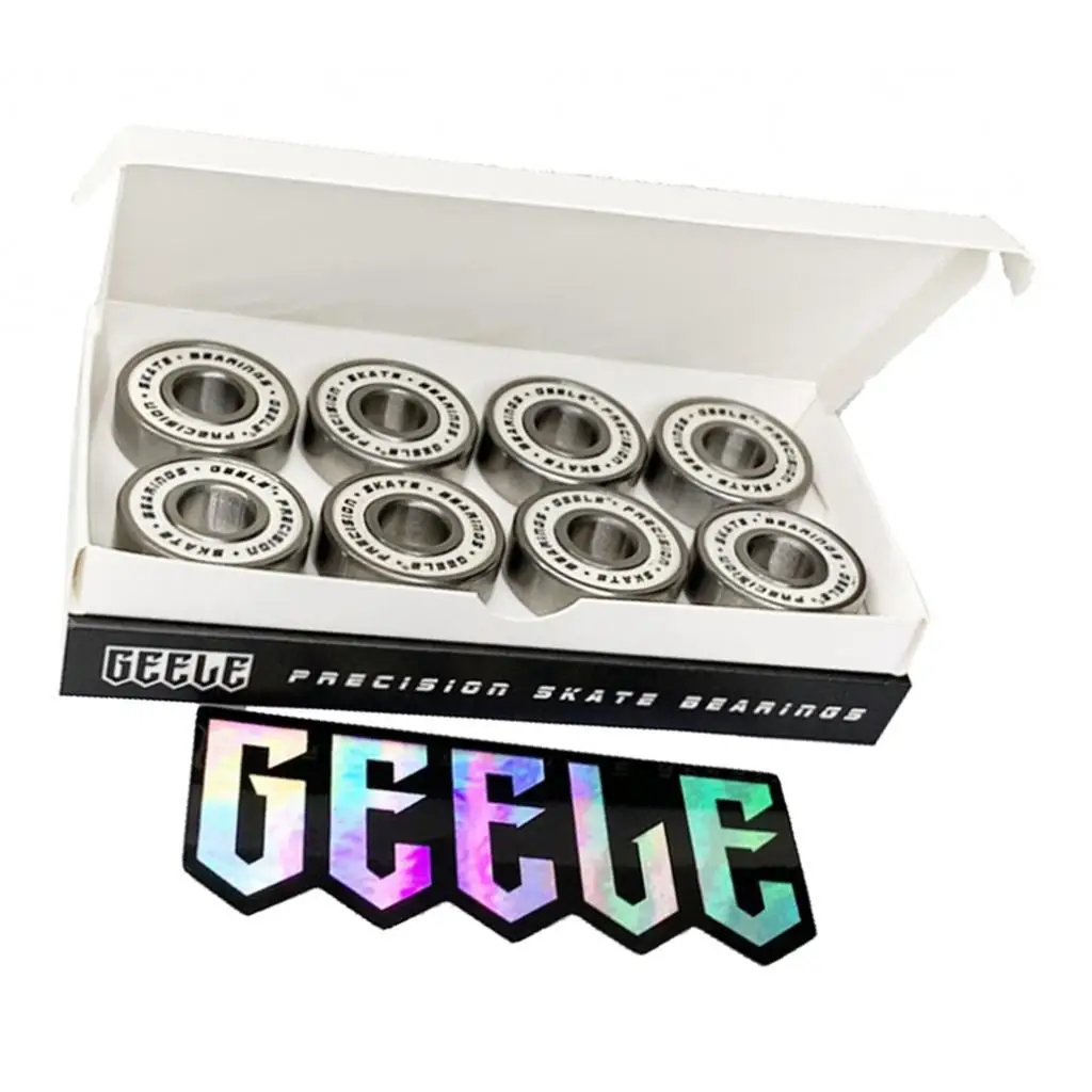 Pack Of 8 Skateboard Bearings Carbon Steel 608 Bearing for Inline Skates