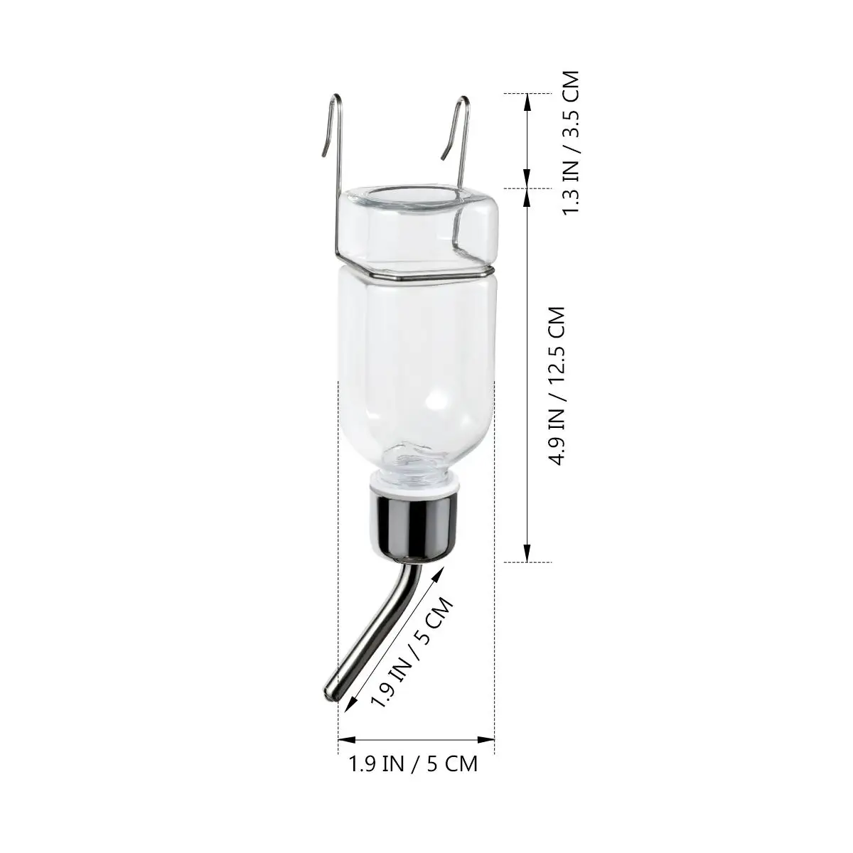 

Pet Water Fountain Automatic Feeder Dispenser Hanging Bottle Supplies for Small Animals Eco Plastic Design Durable Hangers Cage