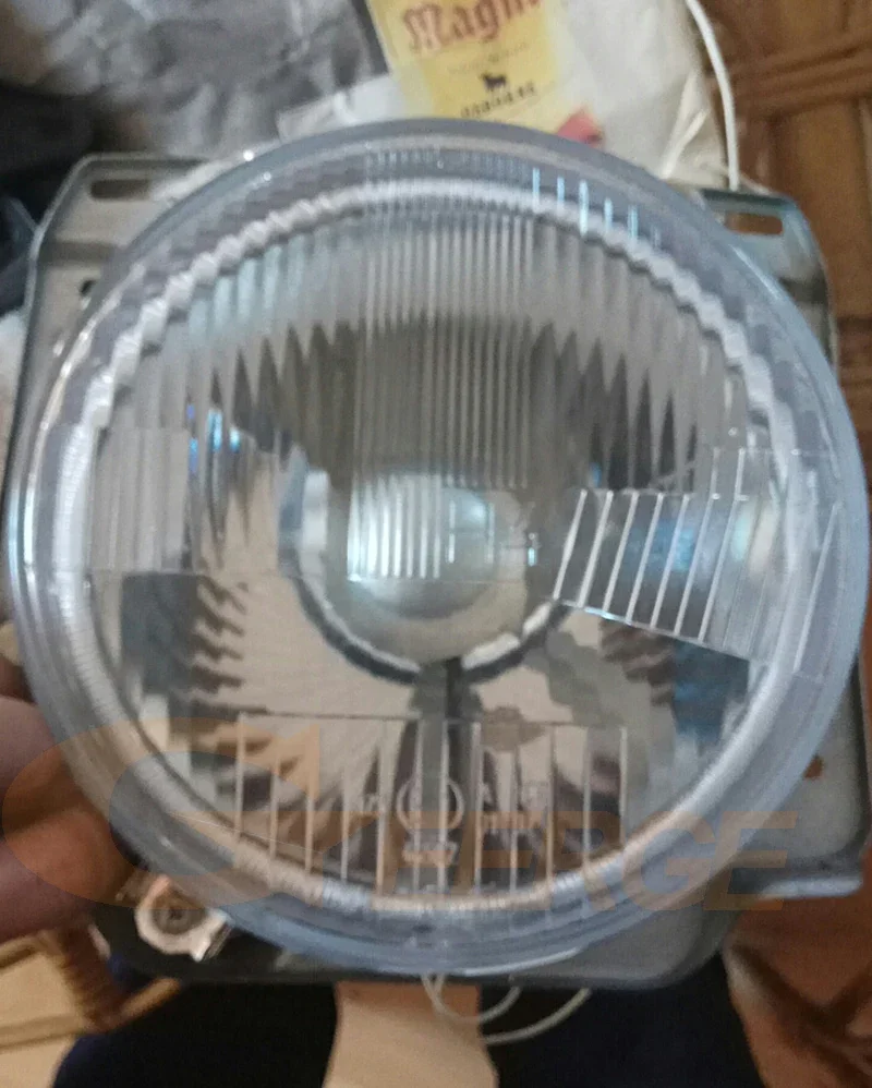 Geerge pour Volkswagen VW Golf Mk1 Mk2 GTI Euro phare Ultra lumineux lumière du jour clignotant LED Kit yeux d'ange anneaux Halo