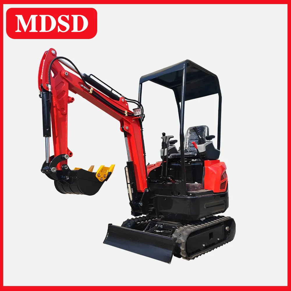 New 2 Ton Mini Excavator Easy To Operate Small Crawler Excavator EPA Euro 5 For Kubota Loader With Construction Free Shipping