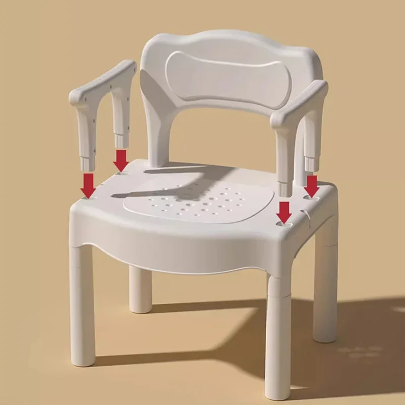 Kursi Kamar Mandi Plastik Putih Bangku Kecil Ergonomis Kursi Kamar Mandi Portabel Bangku Langkah Furnitur Muebles Para El Hogar