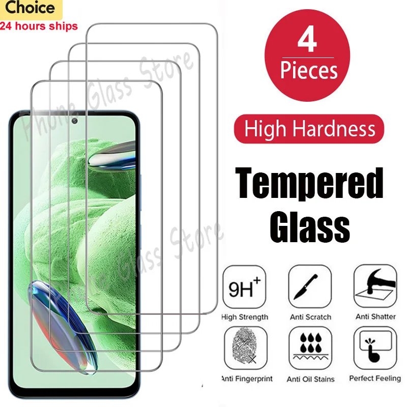 

4 шт. закаленное стекло для Xiaomi Mi 14 13 10 11 Lite 10T 11T Pro 13T Mi 9T 9 SE, Защита экрана для Redmi A1 A2 Plus A3 A3X, стекло