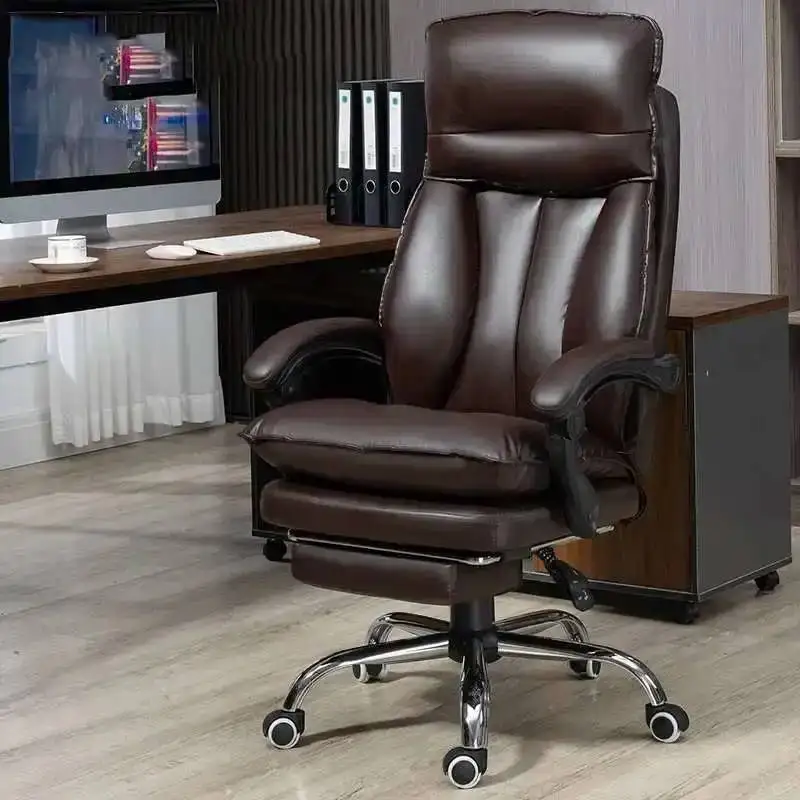 Fix Design Para Executive Swivel Massage Chair Office Headrest Handle Cadeira Chair Leather Computador Decoration Accessories