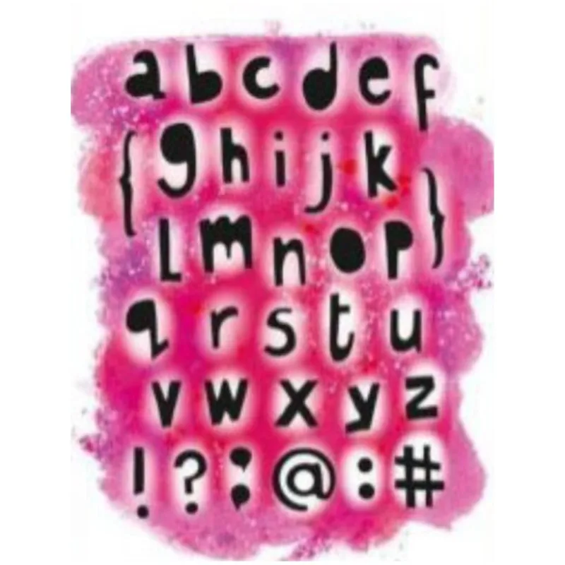 Прозрачный силиконовый штамп с буквами/печать для скрапбукинга/фотоальбома «сделай сам», декоративный прозрачный штамп M1346