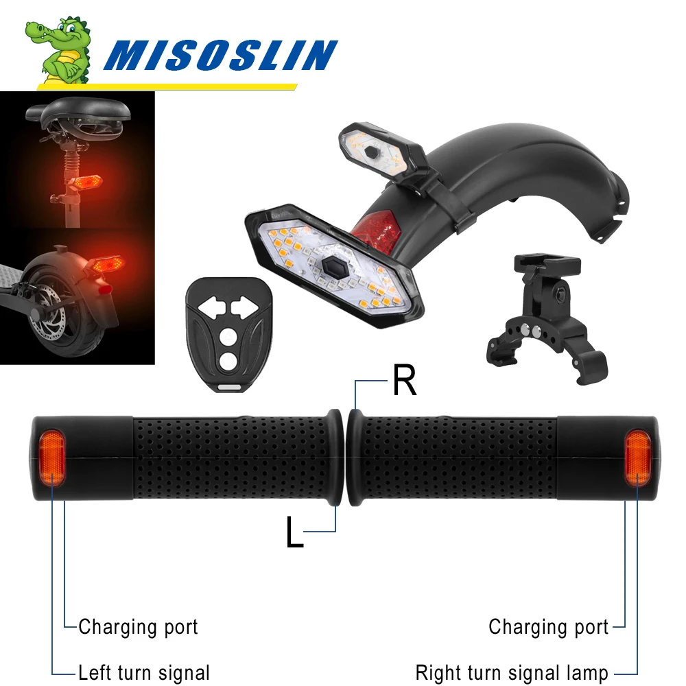 

Turn Signal Light Handlebar /Rear Fender For Ninebot Max G30 G2 G3 G4 F20 F30 F40 F2 F3 ES1 ES2 ES3 E3 E3 Pro Electric Scooter