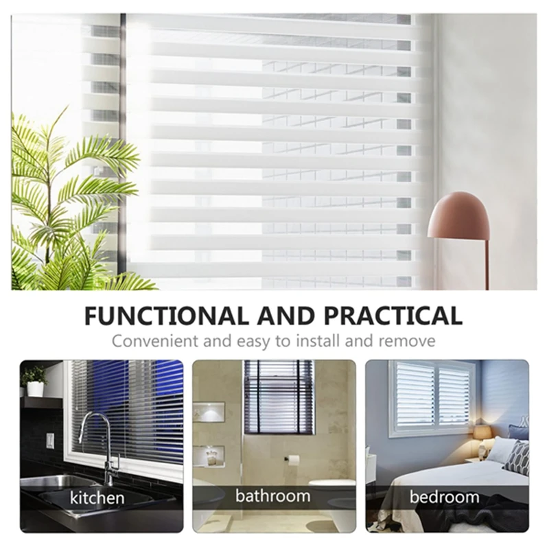 

30Pcs Vertical Blind Stem Replacement White Stems For Vertical Window Blind Vertical Blind Carrier Stem