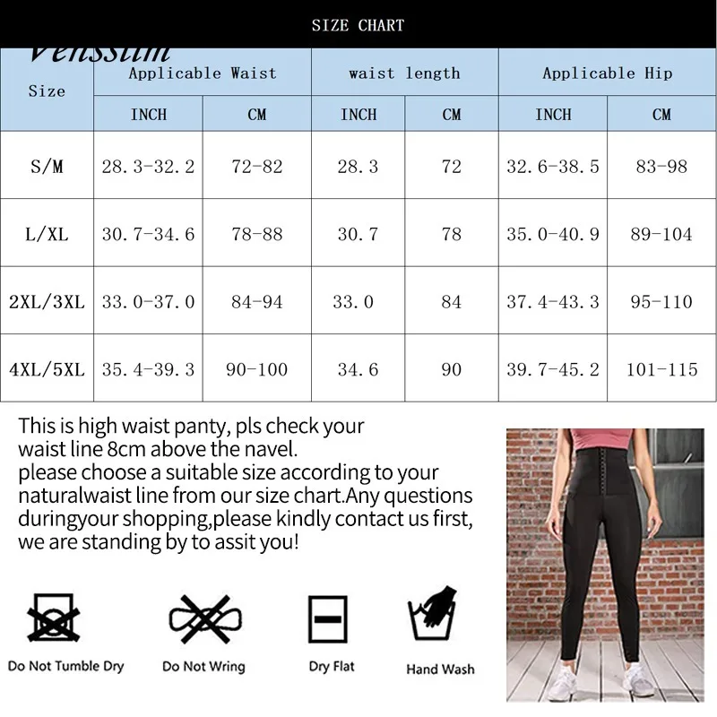 Vensslim Sauna Sweat Compression Thermo Pants for Women High Waist Trainer Slimming Shorts Workout Exercise Body Shaper Thighs