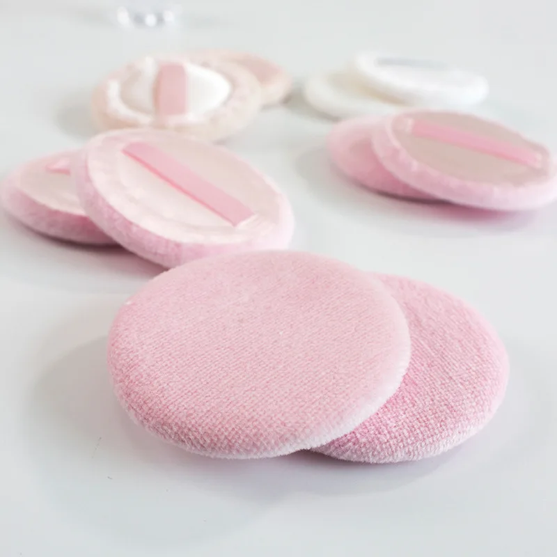 Flocking Makeup Powder Puff Mini Face Sponge Cosmetics Soft Cotton Face Beauty Powder Puff Lightweight Maquiagem Sponges Tools