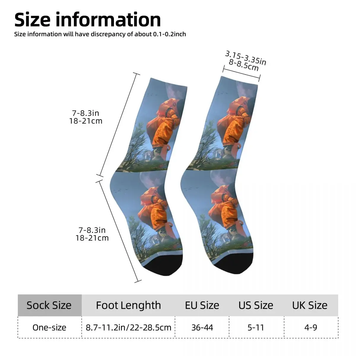 Lunar Dreams Men Socks Windproof Novelty Spring Summer Autumn Winter Stockings