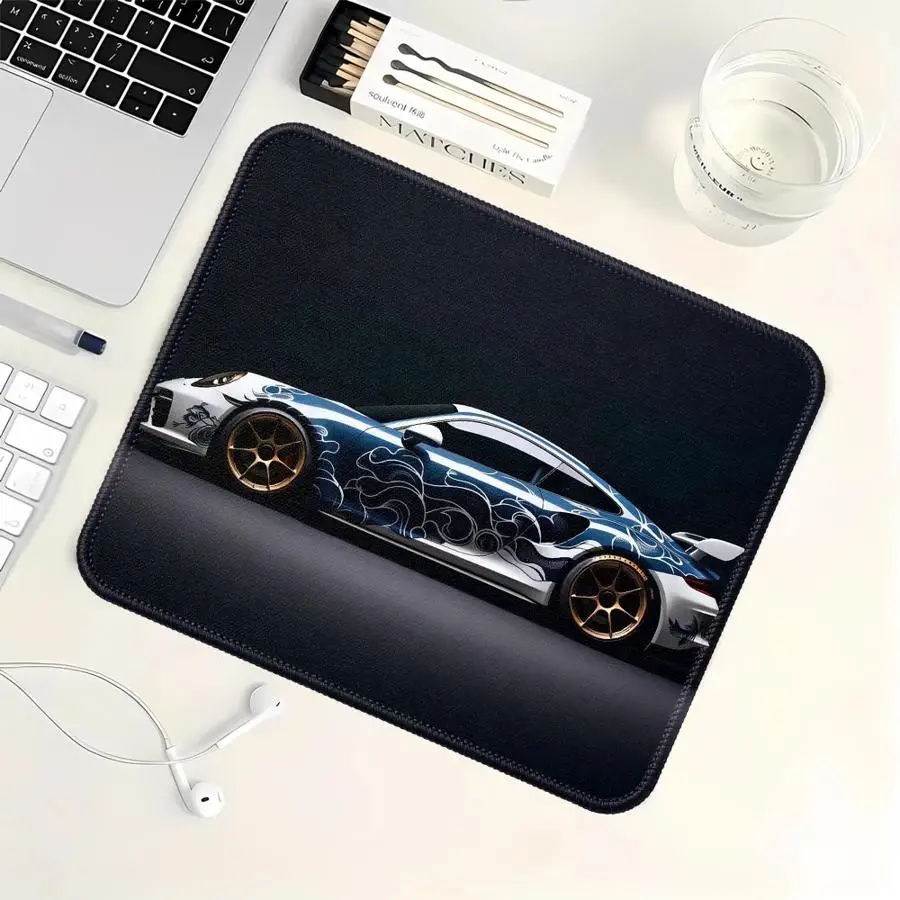 Mouse Pad Keyboard Mouse Pad Game Console Pad Computer Laptop Pad office Pad Desk accessories rubber Japanese Wave Design