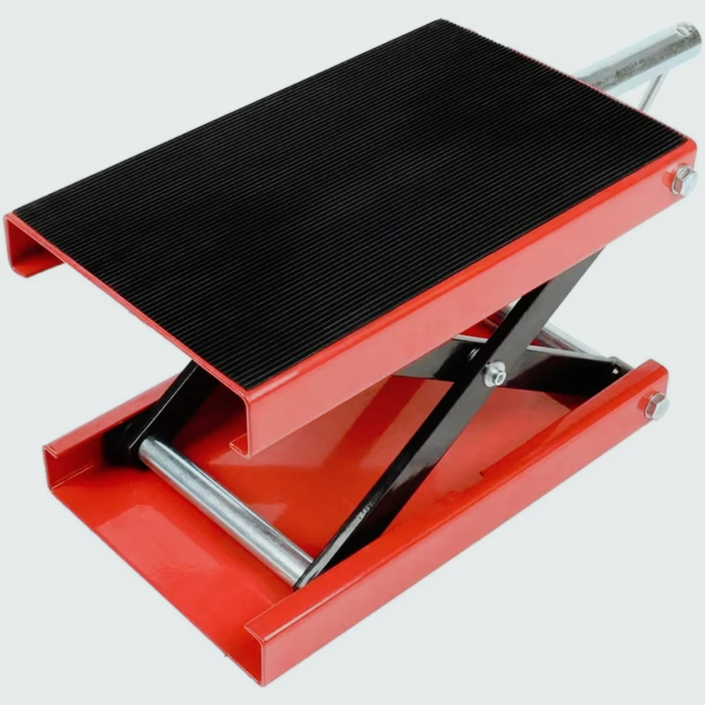 Elevador  motocicleta tipo tijera central  500 kg (1100 lb) acuado para motocicletas, bicicletas y vehículos todoterreno, soport