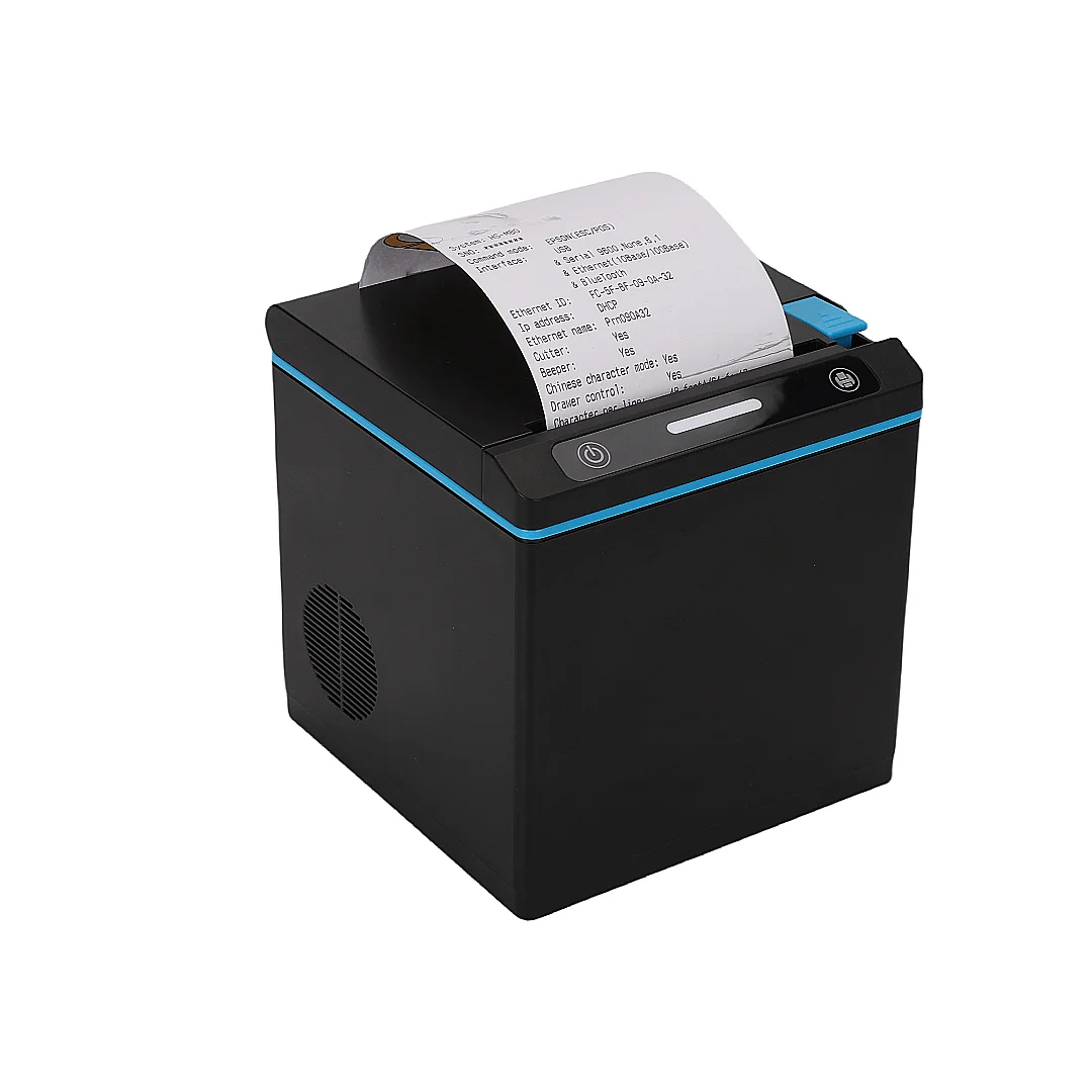 250mm/s High-Speed 3 Inch Auto Cutter POS Thermal Receipt Printer with 203dpi Resolution USB for 80mm Thermal Receipt Paper