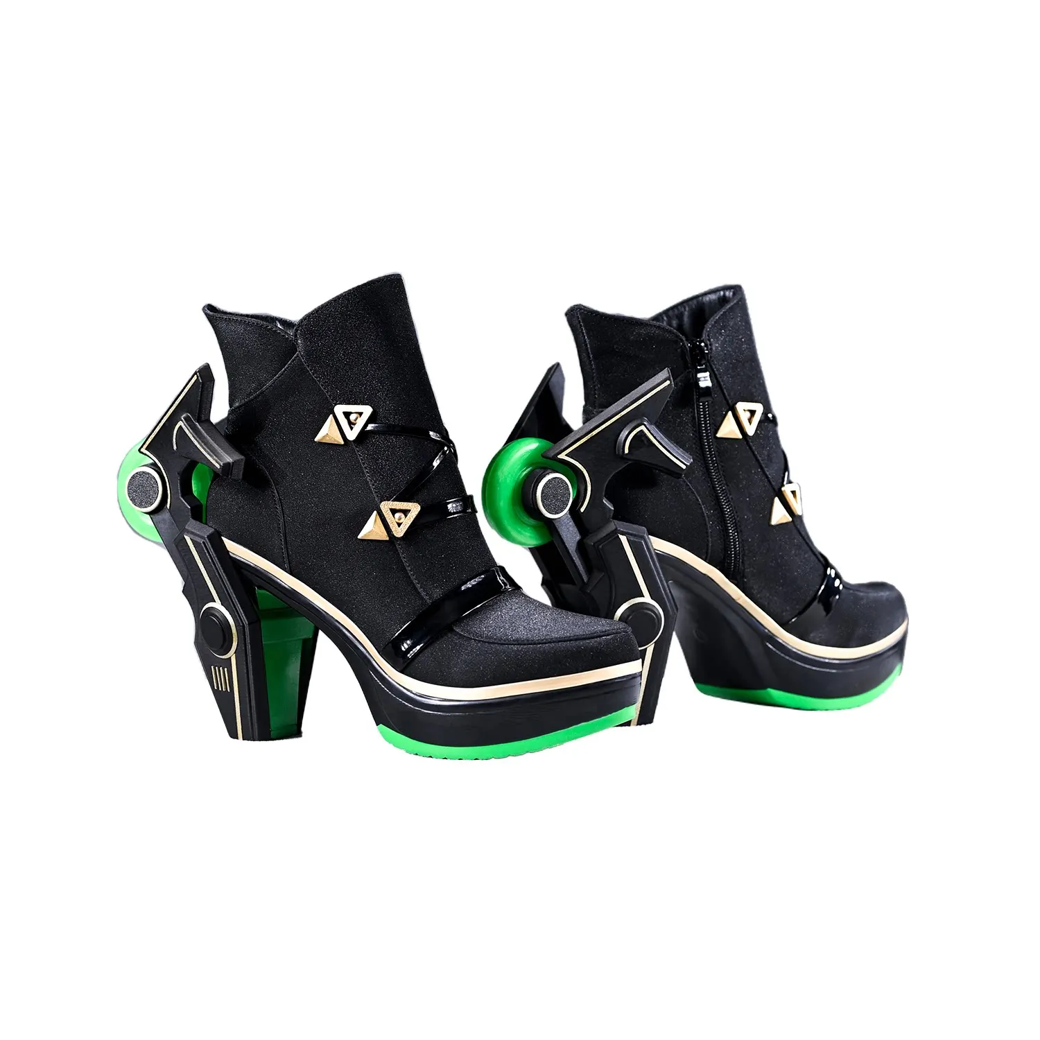 

In stock Lynae Cosplay Shoes Prop high heels Kurogame Wuthering Waves Halloween Party Women Role Play Shoes