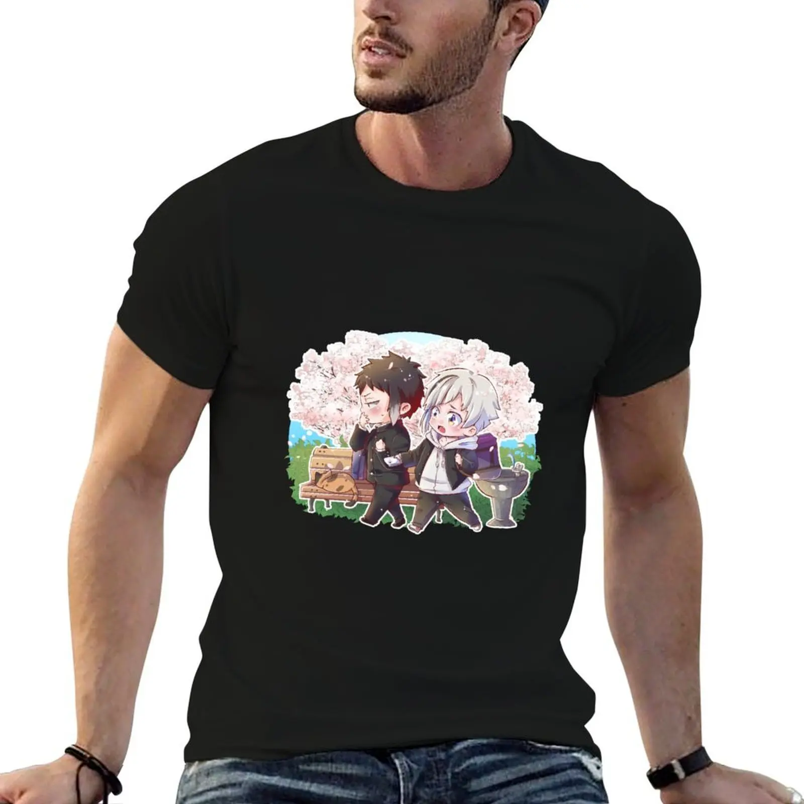 

Shin Soukoku High School T-Shirt man t shirt designer t shirts for man pack cotton anime t shirts oversize T-Shirt