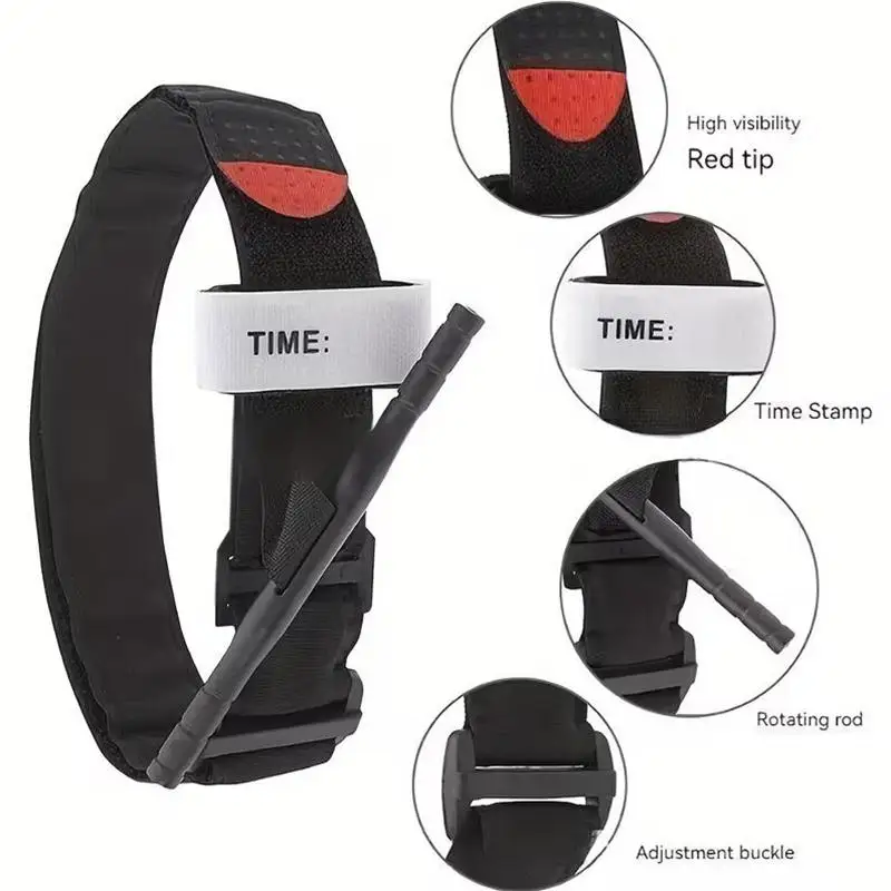

75 Cm Tourniquet Cat Outdoor Rotary Tourniquet Tactical Buckle Metal Matte Pen Tourniquet Military Medical First-aid Belt