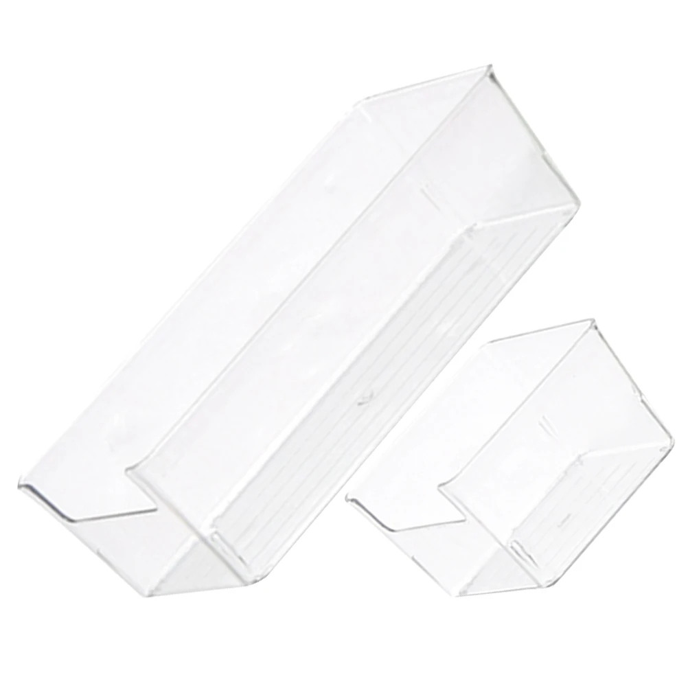 

2pcs Acrylic Drawer Storage Boxes Kitchen Bathroom Desk Organizer Tool Medicine Sorting Container